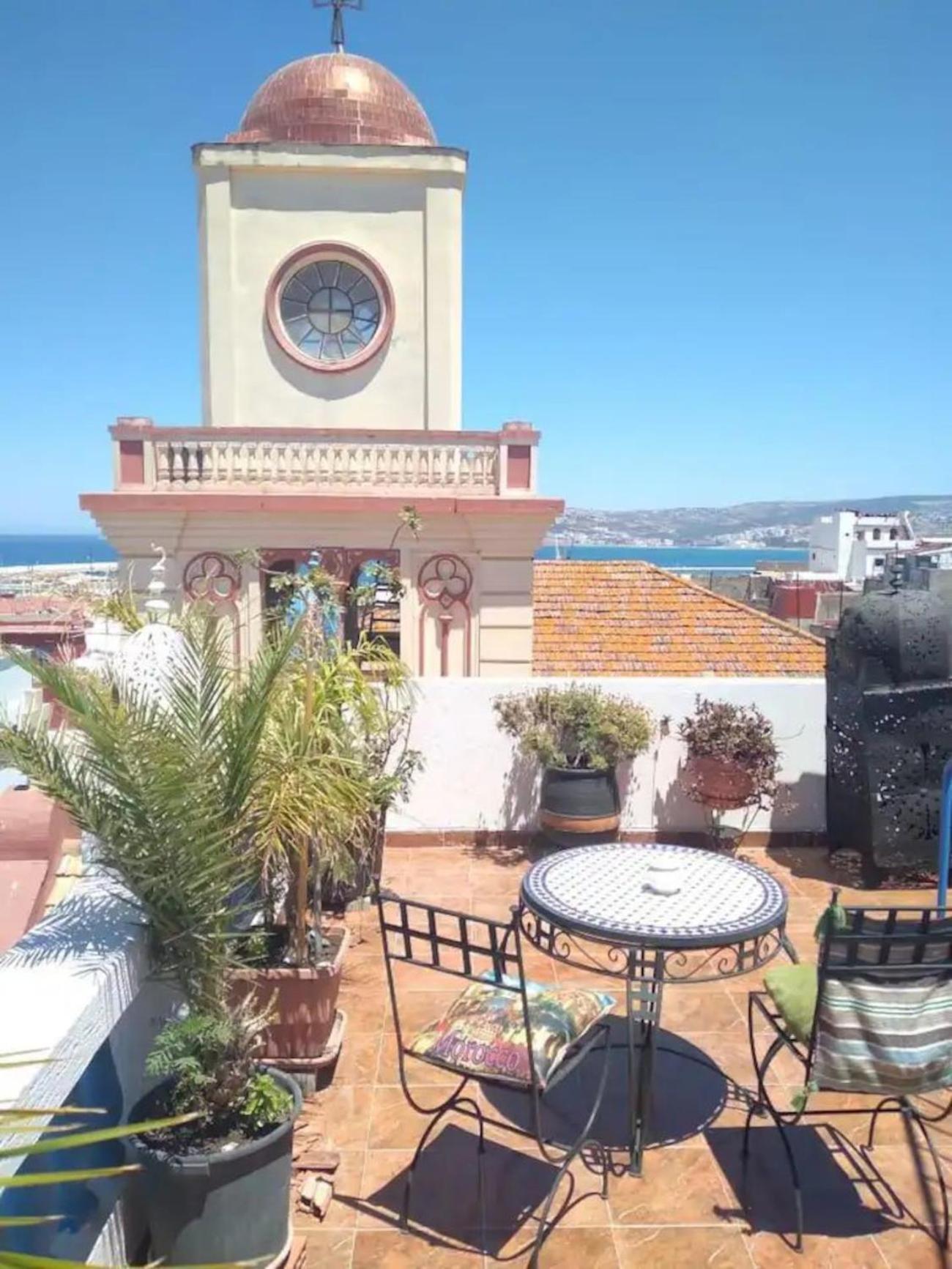 Tangier Medina Roof Top Apartment With Ocean Views Экстерьер фото